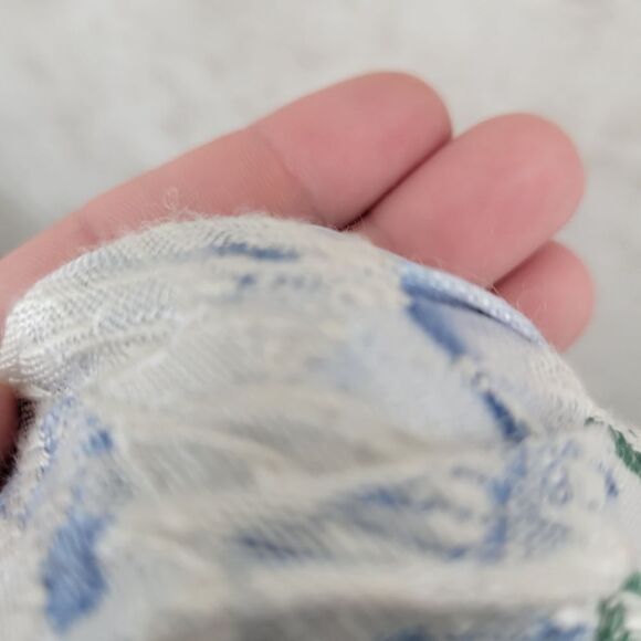 Ann Hobbs Vintage 80s Pastel Floral Tapestry Hourglass Peplum Blazer - Picture 11 of 15